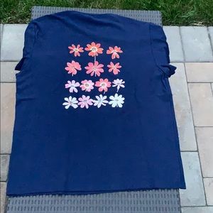 Womens Flower Back Shirt